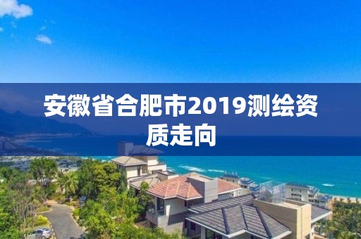 安徽省合肥市2019測繪資質(zhì)走向