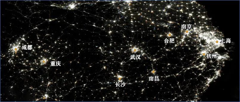 衛(wèi)星告訴你，長江經(jīng)濟帶是個什么“帶”