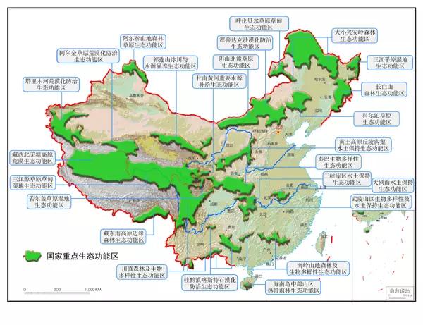 我國(guó)的各種自然資源圖