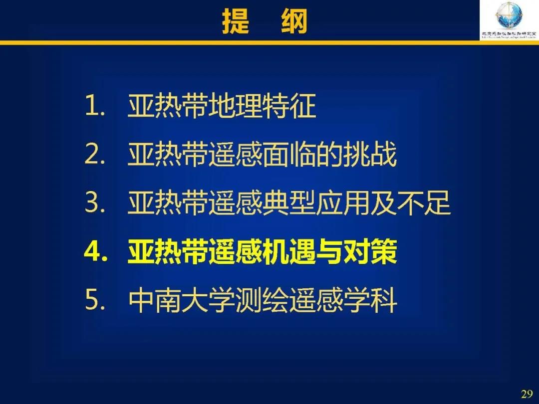 吳立新|亞熱帶遙感――挑戰、問題及對策