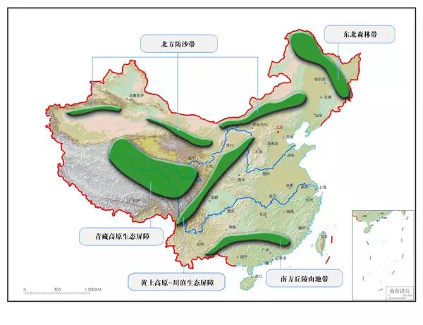 我國(guó)的各種自然資源圖