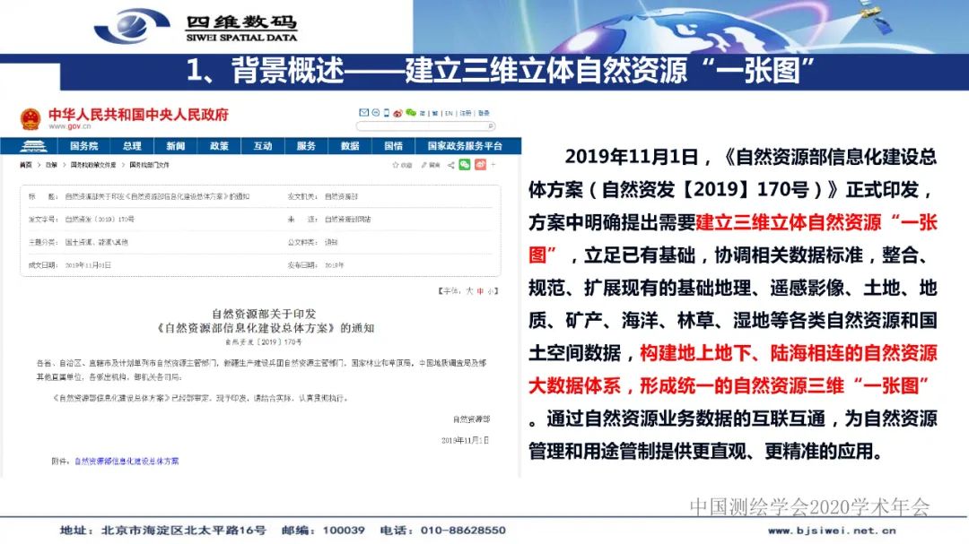 新型基礎測繪產品模式下的三維自然資源“一張圖”建設