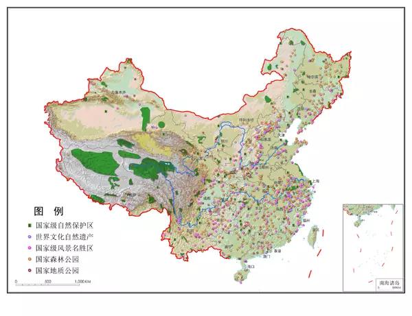 我國(guó)的各種自然資源圖