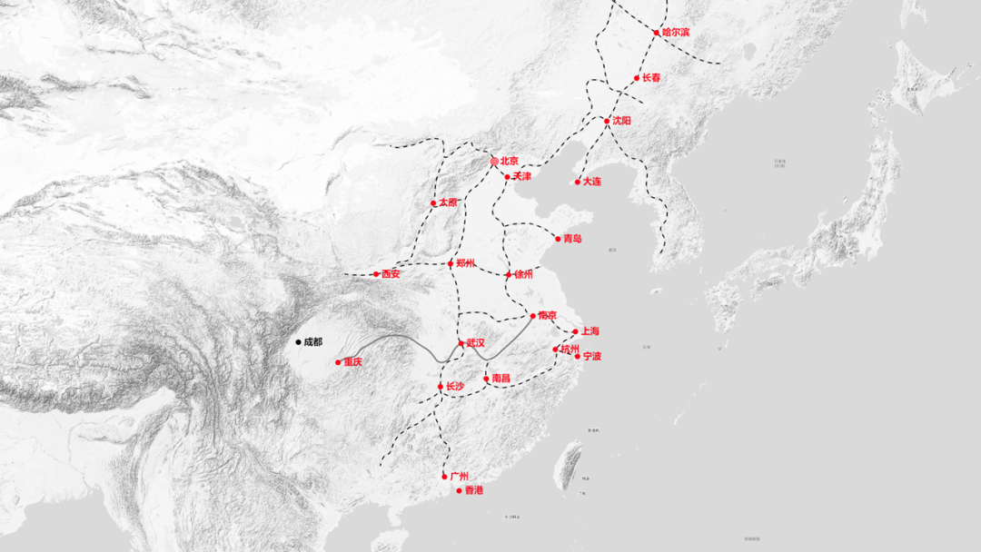 地圖上的成都千年城建史