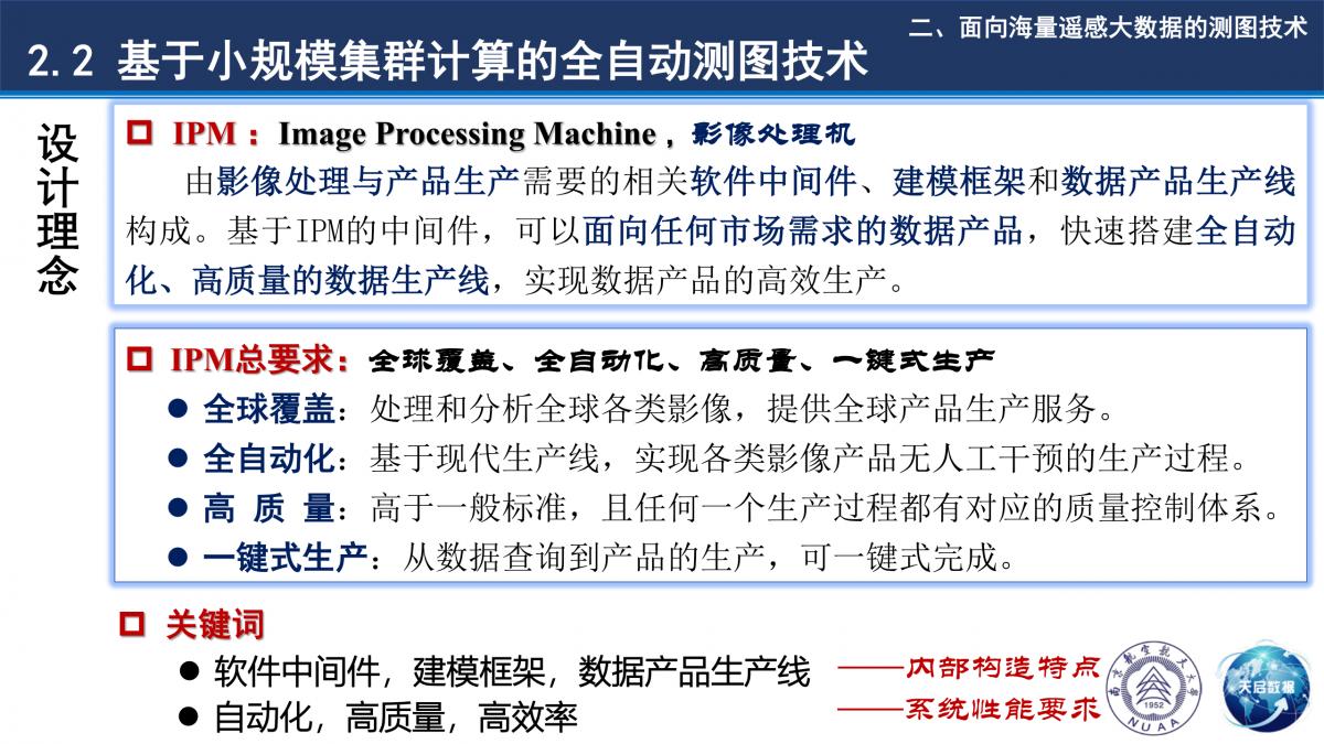 基于小規模集群計算環境的全球高效測圖技術