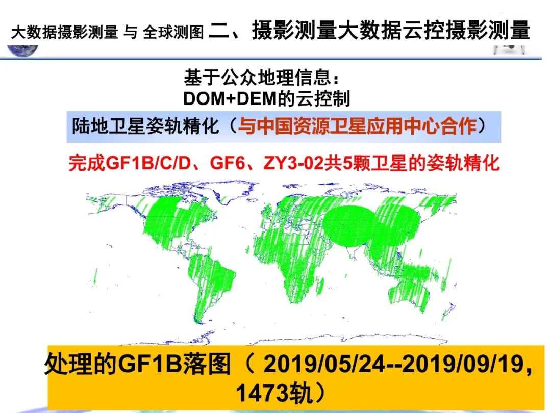 大數(shù)據(jù)攝影測量與全球測圖