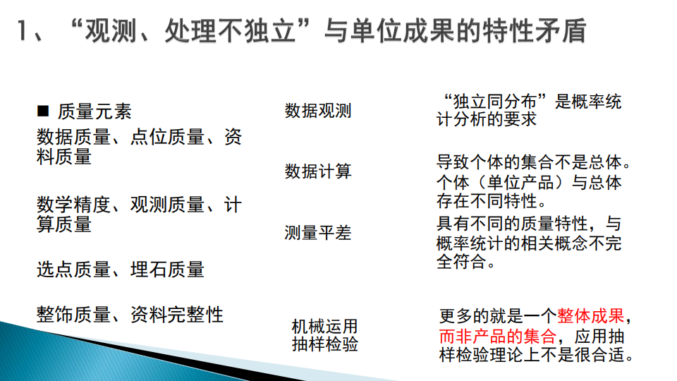 蔡艷輝|一種適用于現代大地測量成果質量檢驗的思路