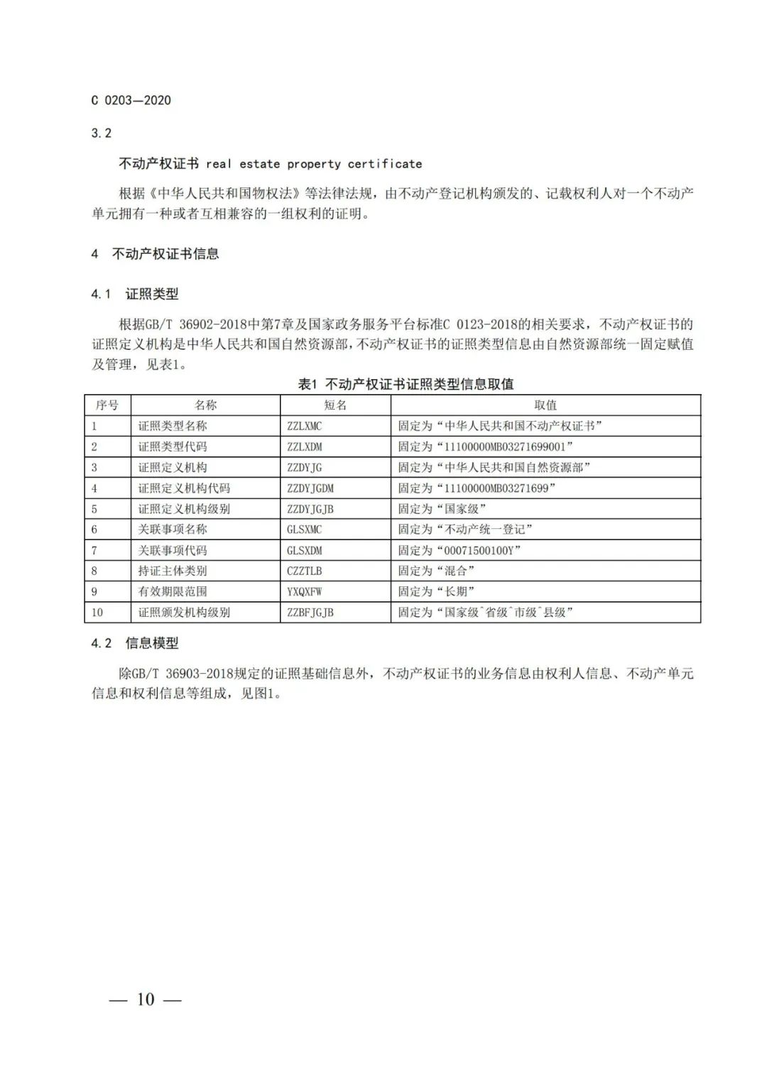 自然資源部辦公廳關于印發不動產權證書和不動產登記證明電子證照標準的函