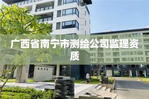 廣西省南寧市測繪公司監理資質