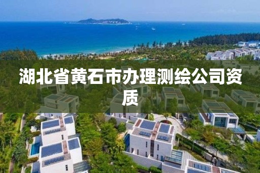 湖北省黃石市辦理測(cè)繪公司資質(zhì)