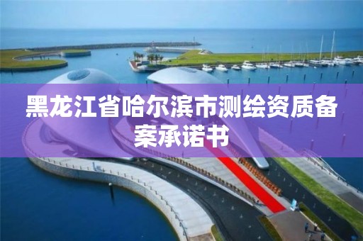 黑龍江省哈爾濱市測繪資質備案承諾書