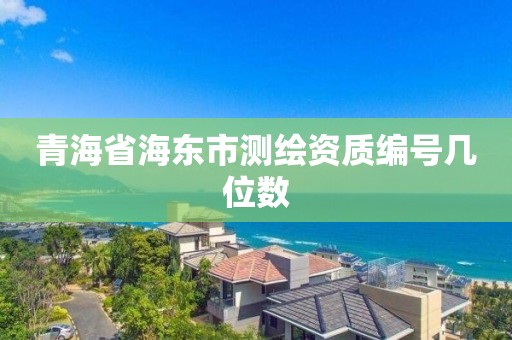 青海省海東市測(cè)繪資質(zhì)編號(hào)幾位數(shù)