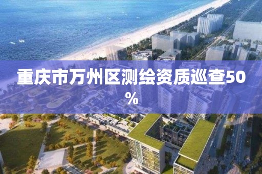 重慶市萬州區測繪資質巡查50%