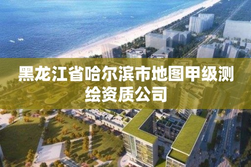 黑龍江省哈爾濱市地圖甲級測繪資質(zhì)公司