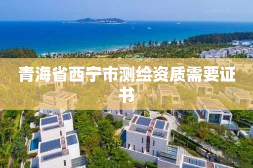 青海省西寧市測繪資質需要證書