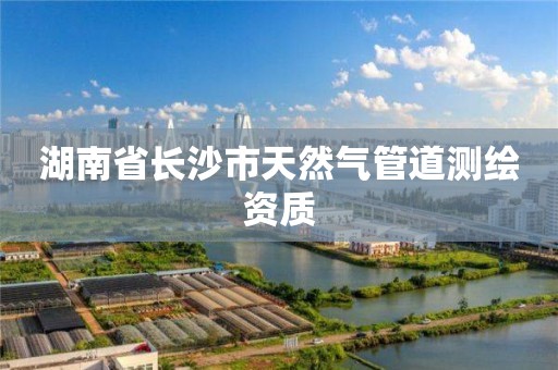 湖南省長沙市天然氣管道測繪資質