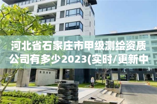 河北省石家莊市甲級測繪資質公司有多少2023(實時/更新中)