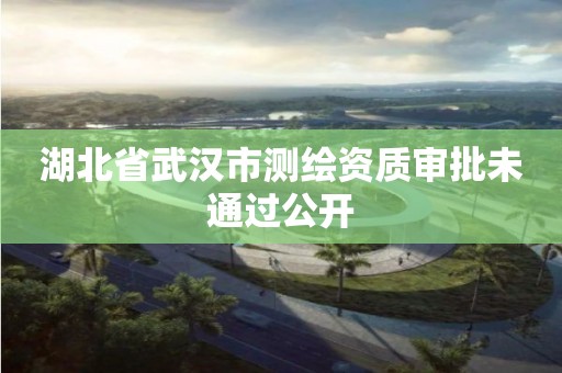 湖北省武漢市測繪資質(zhì)審批未通過公開