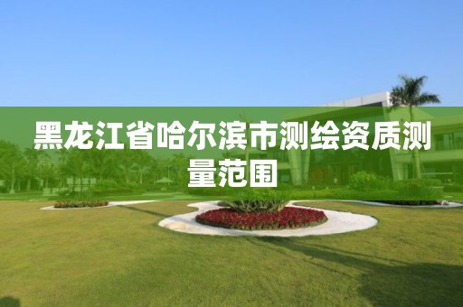 黑龍江省哈爾濱市測繪資質測量范圍