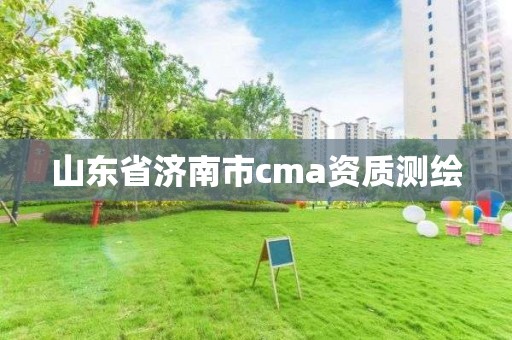 山東省濟南市cma資質測繪