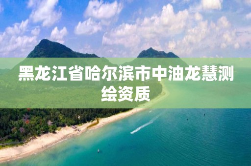 黑龍江省哈爾濱市中油龍慧測繪資質