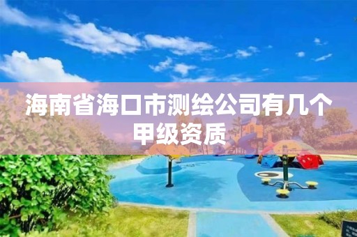 海南省海口市測繪公司有幾個甲級資質