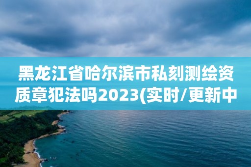 黑龍江省哈爾濱市私刻測繪資質章犯法嗎2023(實時/更新中)