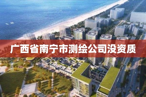 廣西省南寧市測繪公司沒資質