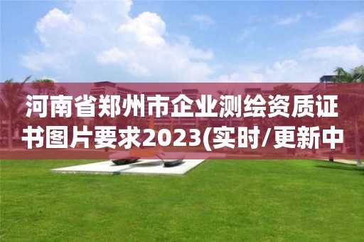 河南省鄭州市企業(yè)測繪資質(zhì)證書圖片要求2023(實時/更新中)