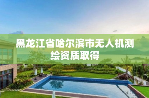 黑龍江省哈爾濱市無人機測繪資質取得