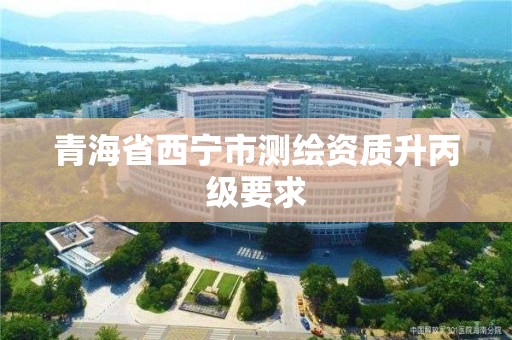 青海省西寧市測繪資質升丙級要求