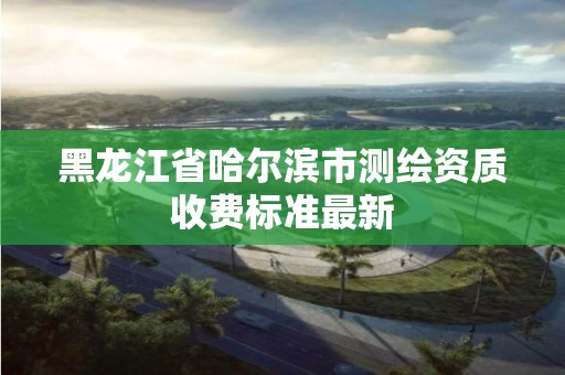 黑龍江省哈爾濱市測繪資質收費標準最新