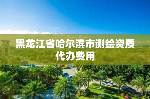 黑龍江省哈爾濱市測繪資質代辦費用