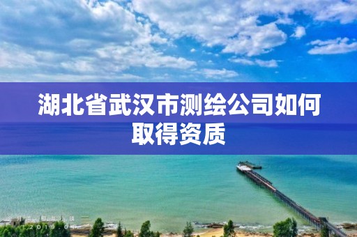 湖北省武漢市測繪公司如何取得資質(zhì)