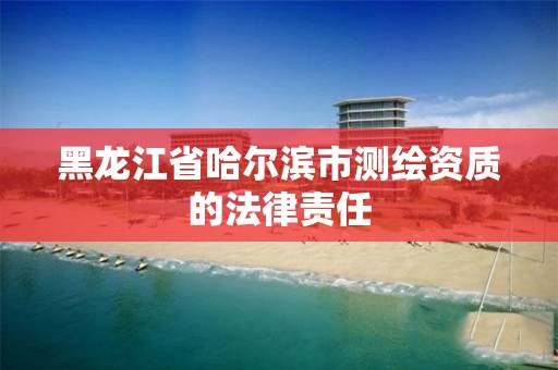 黑龍江省哈爾濱市測繪資質的法律責任