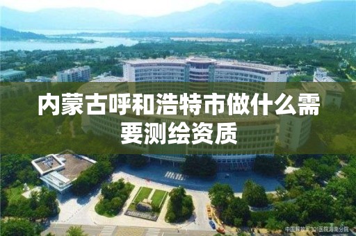 內蒙古呼和浩特市做什么需要測繪資質