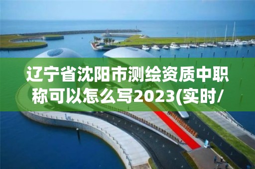 遼寧省沈陽市測繪資質中職稱可以怎么寫2023(實時/更新中)