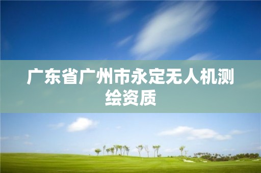 廣東省廣州市永定無(wú)人機(jī)測(cè)繪資質(zhì)