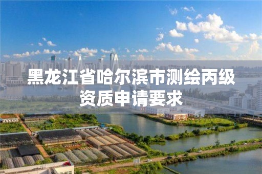 黑龍江省哈爾濱市測繪丙級資質申請要求