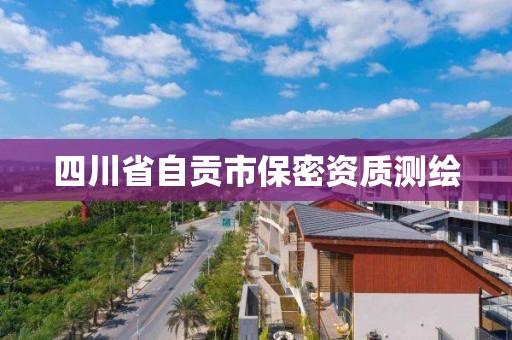 四川省自貢市保密資質(zhì)測繪