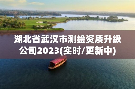 湖北省武漢市測繪資質升級公司2023(實時/更新中)