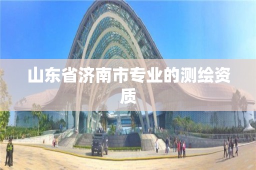 山東省濟南市專業的測繪資質