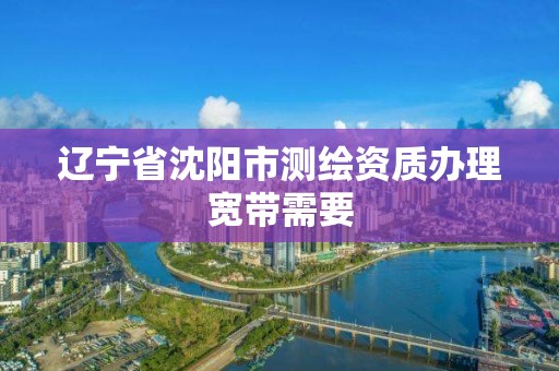 遼寧省沈陽市測繪資質辦理寬帶需要