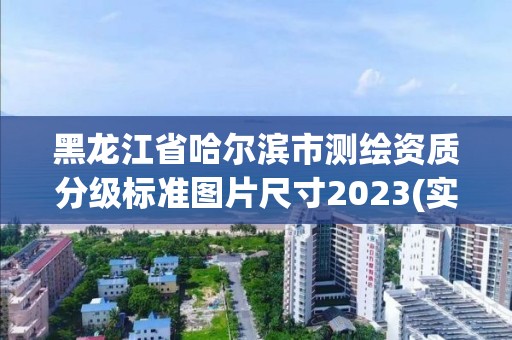 黑龍江省哈爾濱市測繪資質分級標準圖片尺寸2023(實時/更新中)