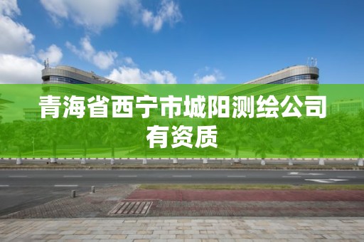 青海省西寧市城陽測繪公司有資質