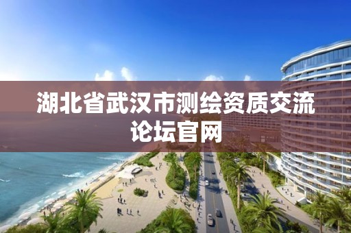 湖北省武漢市測繪資質交流論壇官網