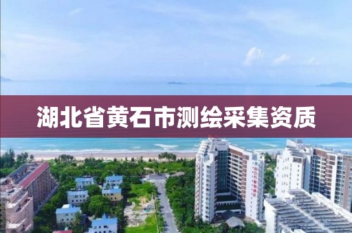 湖北省黃石市測繪采集資質