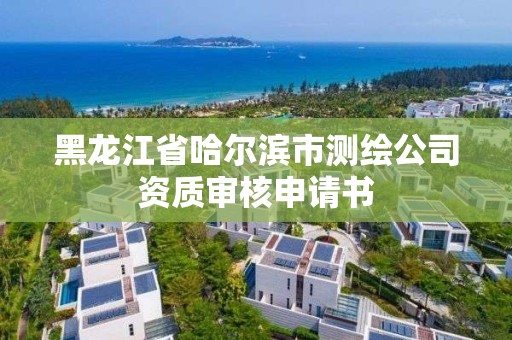 黑龍江省哈爾濱市測繪公司資質審核申請書