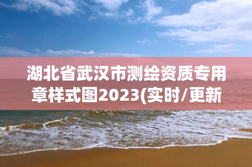 湖北省武漢市測繪資質專用章樣式圖2023(實時/更新中)