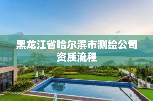 黑龍江省哈爾濱市測繪公司資質流程